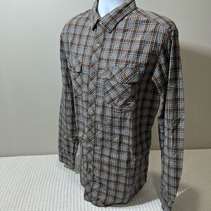 Banana Republic Multi-Color Plaid Shirt